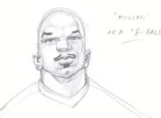 Early game art of 8-Ball in GTA III, with his alleged real name, "Mullan".