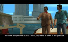 Juan Cortez and Tommy Vercetti parting ways.