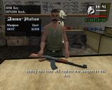 Browsing weapons and equipment at an Ammu-Nation.