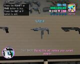Browsing weapons and equipment at an Ammu-Nation.