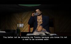 An angry Sonny Forelli telling Tommy Vercetti that he had better be kidding him.