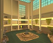 Interior of the Atrium, as viewed to the north.