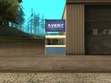 Advertising board in Blueberry, Red County
