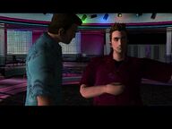 Tommy Vercetti asking Kent Paul about the ambushed drug deal.