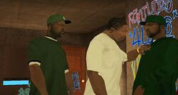 CJ and Sweet confront B Dup.