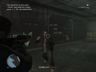 Niko Bellic confronting Dardan Petrela