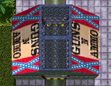 A "Guns N Ammo" bomb shop in San Andreas, GTA 1.