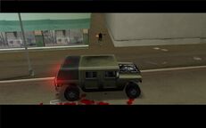 Tommy Vercetti dropping Phil off in Little Havana.
