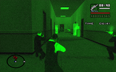 CJ and the Triads clear the lower levels of enemies.