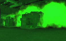 CJ destroys the backup generators.