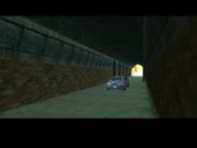 Toni Cipriani fleeing the explosion, along the corridor that connects to the abandoned station.