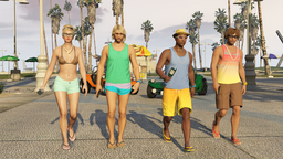 Players wielding the Bottle in the Beach Bum Pack.