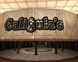The "Caligula's" sign inside Caligula's Palace.