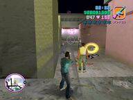 Tommy Vercetti and Rico killing some Haitians.