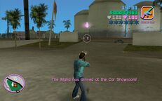 Tommy Vercetti killing the last two Forelli Family mobsters at Sunshine Autos.