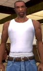 Carl "CJ" Johnson, the protagonist of Grand Theft Auto: San Andreas.