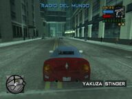 Toni Cipriani driving back to Toshiko Kasen's apartment.