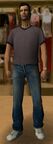 Tommy Vercetti wearing the Casual in GTA Vice City.