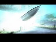 Toni Cipriani, Salvatore Leone, and the Mayor's assistant flying past exploding barrels in their boat.