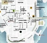 Map provided with the game depicting the Chinatown area and its surroundings.