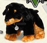 A Chop plushie given away by Rockstar Games.