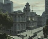 GTA IV's rendition of the New York City Hall building.