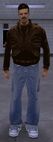 Claude's optional appearance in the PC version of GTA III.