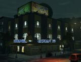 Wardite Street and Exeter Avenue, Northwood, Liberty City (closed, "condemned", and under renovation due to violation of health code). The building is based on Malcolm Shabazz Mosque No. 7 in Harlem, Manhattan.