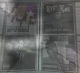 The album (bottom right) as it appears in a jukebox in GTA IV.