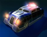 3D rendering of the "Cop Car".