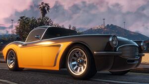 A Coquette BlackFin in Grand Theft Auto V.