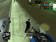 Toni Cipriani collecting the uncounted ballot papers after killing the courier.