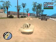 CJ chasing Loc in a Vortex across Santa Maria Beach.