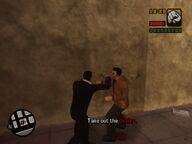 Toni Cipriani killing a Sindacco Family mobster in Chinatown.