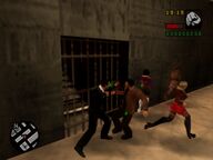 Toni Cipriani killing a Sindacco Family mobster in Chinatown.