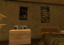 The interior of Denise's house