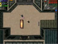 Claude Speed killing a police officer prior to stealing the impounded Dementia Limousine.