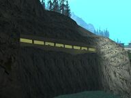 A side view of Easter Tunnel.
