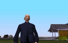 The Old Oriental Gentleman as depicted with a different outfit (worn during "A Drop in the Ocean") in a Liberty Tree article.]]