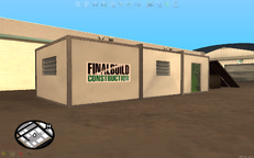 A Final Build Construction hut in Grand Theft Auto: San Andreas.