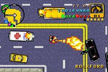 Gameplay of GTA Advance.