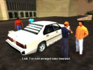 Victor Vance, Lance and their two man back-up about to drive to Little Haiti.