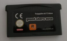 GTA Advance game cartridge.