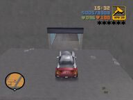 Claude delivering a Yakuza Stinger to King Courtney's garage.