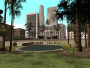Ground view of the park area.