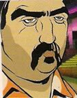 Concept artwork of Gonzalez for GTA Vice City.