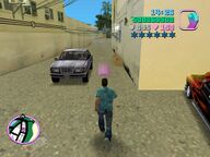 Tommy Vercetti about to meet Ricardo Diaz.