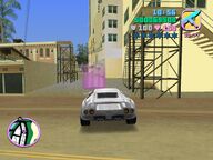 Tommy Vercetti and Lance Vance arriving at the meetings location.
