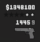 GTA IV (upper right HUD) (Radar, with additional HUD elements).