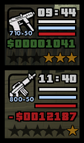 GTA San Andreas (PC version) (iOS/Android/Remastered version). The bottom money counter shows the player is in debt as a result of gambling.